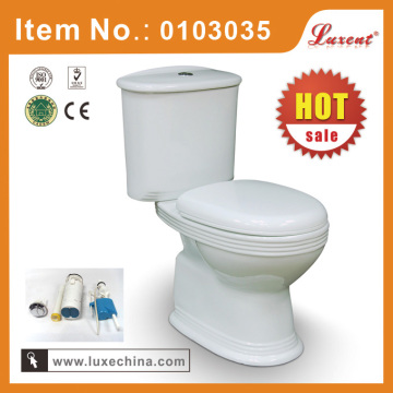 Bathroom two piece toilet ceramic