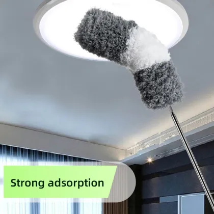 Retractable Feather Duster for Household Dust Removal