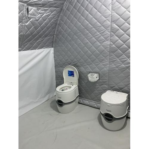 Portable Camo Toilet Tent for Secure Outdoor Access