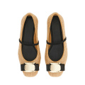 Woven Mary Jane Flat Sandals for Women