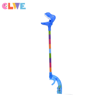 Blue dinosaur sight word learning toy bubble stick