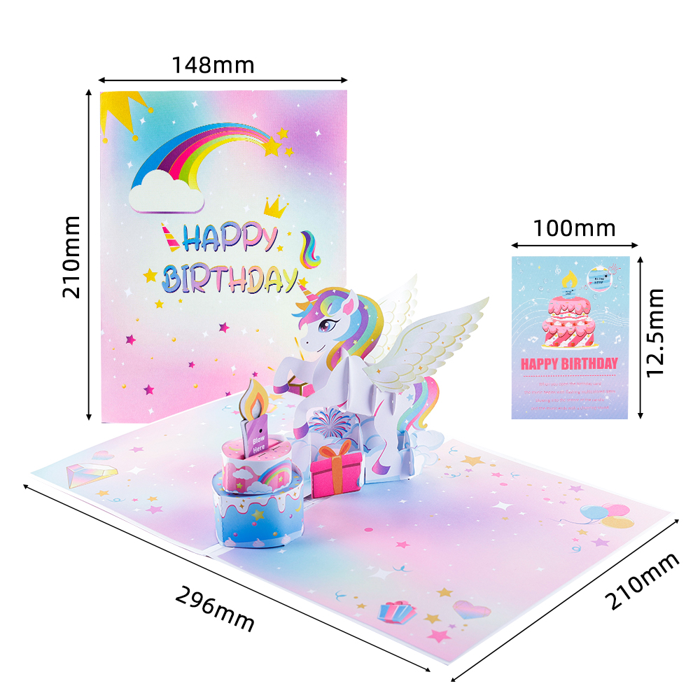 Birthday Music Light Cards