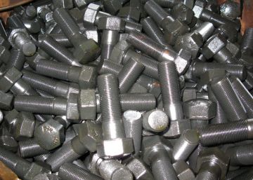 Black 40cr Track Bolts And Nuts 35crmo Track Bolt For Track Shoe