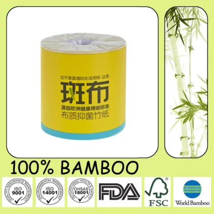 Unbleached Bamboo Soft Toilet Roll Tissue Paper Toilet/ Roll Paper Toilet