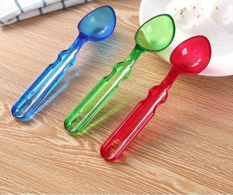 Clear Ice Cream Spoon T Jpg