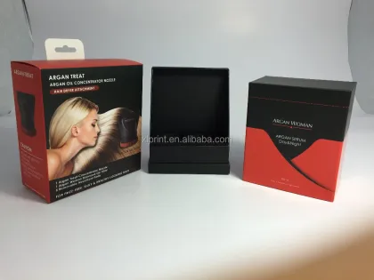 Empty paper packing Boxes Hair Care Essential Oil