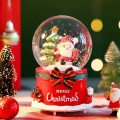 Christmas Music Box Resin Crystal Ball Gift