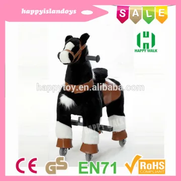 HI CEmechanical plush bull ride on spring horse riding toys