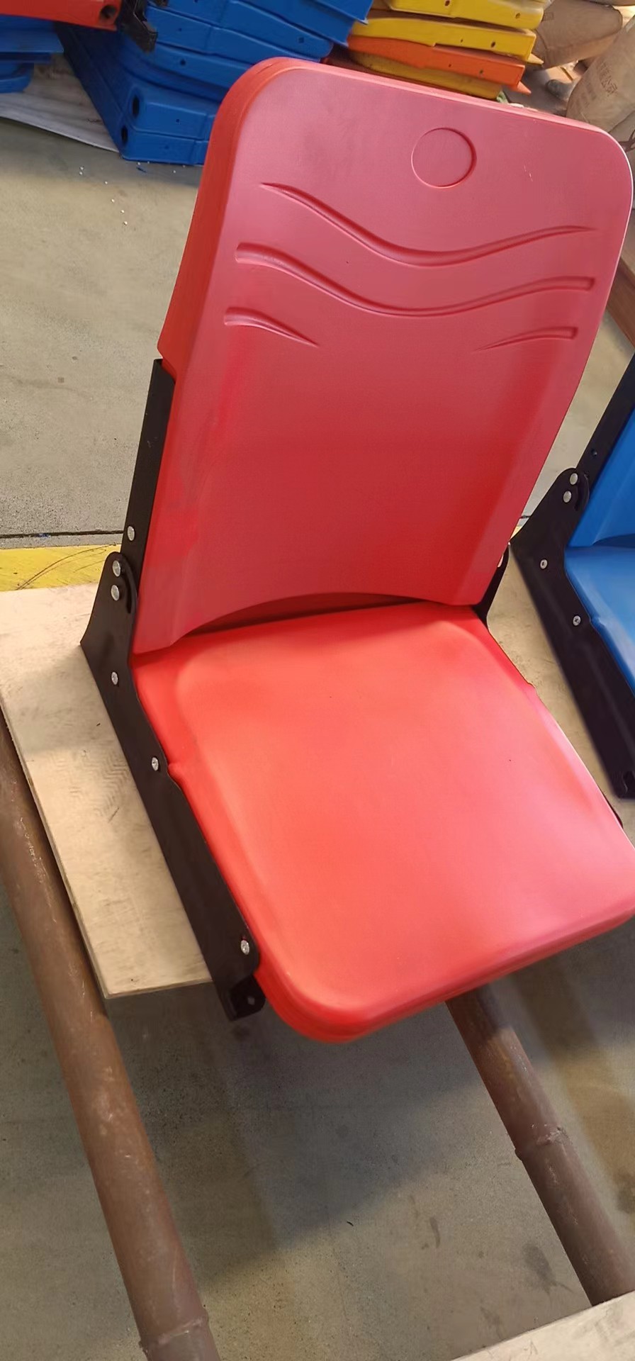 Front mounted folding seat