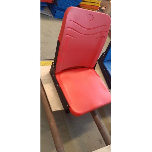 Front mounted folding seat