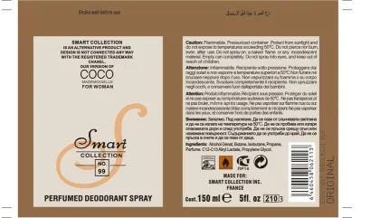 SMART COLLECTION COCO FOR WOMEN AEROCOL CAN 150ML