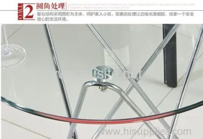 Transparent Round Dining Table 