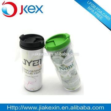 double wall colored travel tea mug tumbler