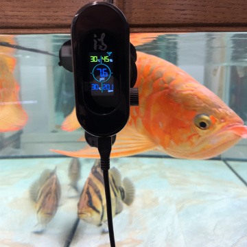 Aquários Acessórios para temperatura da água ph umidade mointor termômetro tanque de peixes