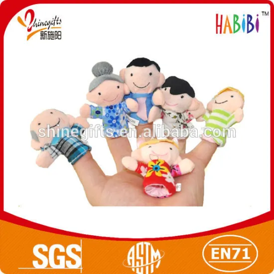 lovely family figure puppets for kids