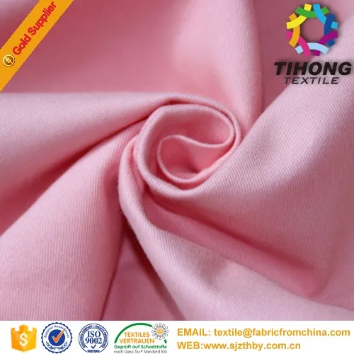 china manfacturer custom colorful 100% cotton twill fabric for workwear