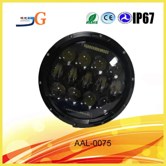 24V Truck Led Lights Harley 3500Lm 7 Inch Led Round Wrangler Headlight