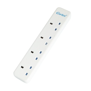 UK 4 Gang Universal Electric Extension Lead
