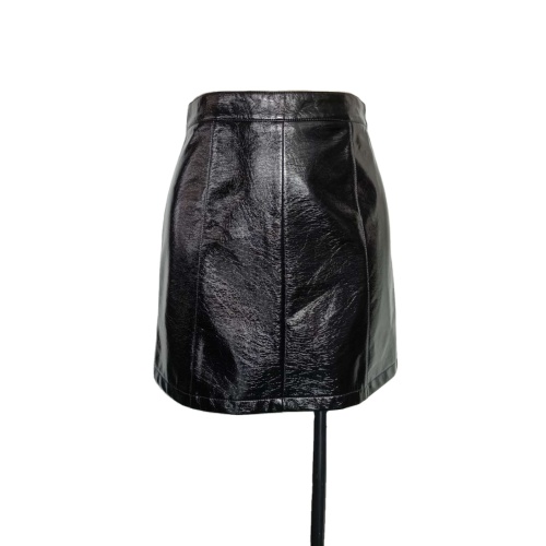 High quality skinny sexy ladies pu  skirts