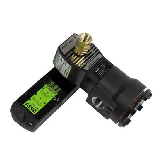 Solenoid Valve ASCO VCEFCM8531G401MO: 24DC, 15/16 Pilot Operated, Namur & Threaded Style - Single/Dual Solenoid Valve