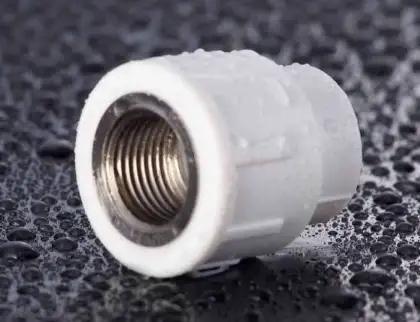 Plastic ppr plumbing pipe fittings for water