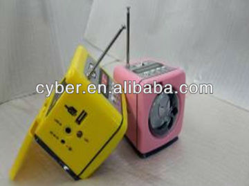 Good sound quality mini speaker with WS908 support USB,SD card