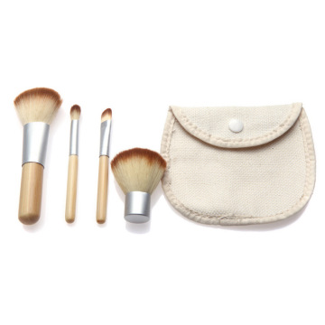 4 Stück Vegan Private Label Make-up Rouge Pinsel Set