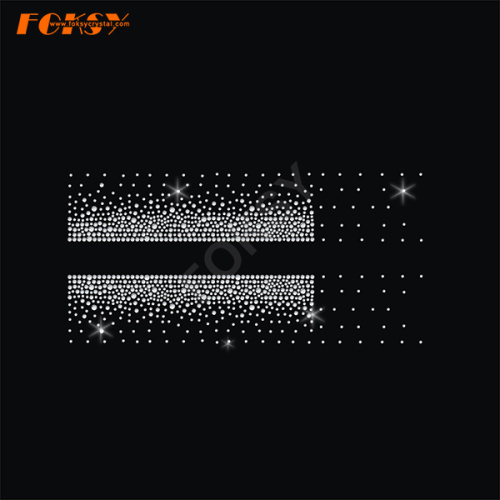 Wholesale Cheer Bow Hotfix Rhinestones For Strips Motif