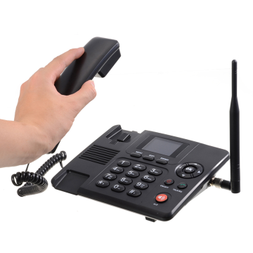 2-SIM Card Slot Fixed Wireless Desktop Phone with 2G, 3G, 4G LTE & Wi-Fi Hotspot Capabilities - Original Manufacturer Cordless Landline