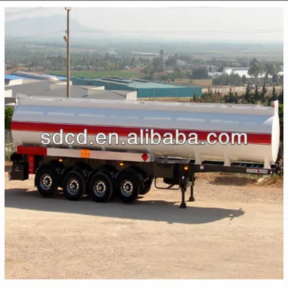 chengda 60cbm Tank Truck Trailer/Fuel Tanker Semitrailer