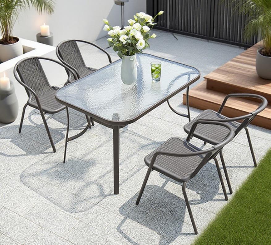Durable patio table set