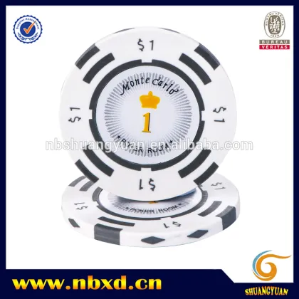 14g 2-Tone Monte Carlo Value Clay Poker Chips
