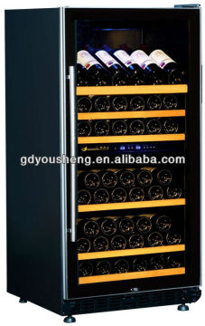 Fan cooling wine cabinet USF-72D( 240 Liters72bottles)with Dual zone