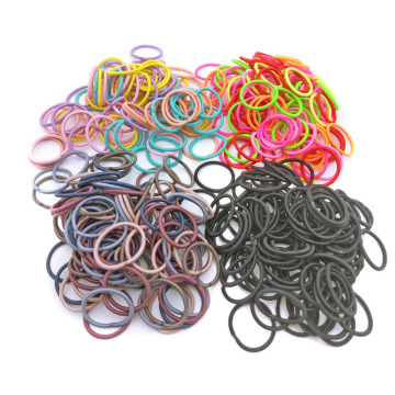 100Pcs/Lot Size 2.2cm Elastic Hair Bands Mini Rubber Rope Ponytail Holder for Kids Girl Accessories