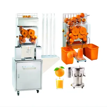 Automatic Electric Stainless Steel Industrial Citrus Juicer for Large Scale Orange and Lemon Juice Production