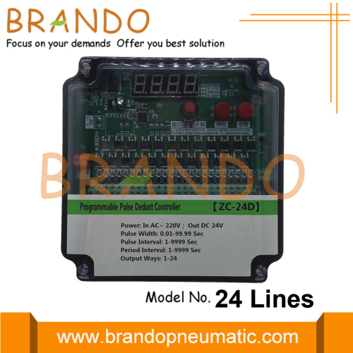 24 Talian Pengumpul Debu Pulse Valve Timer Controller