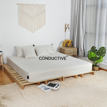 Organic Cotton Silver fibre Grounding Conductive Pillowcase