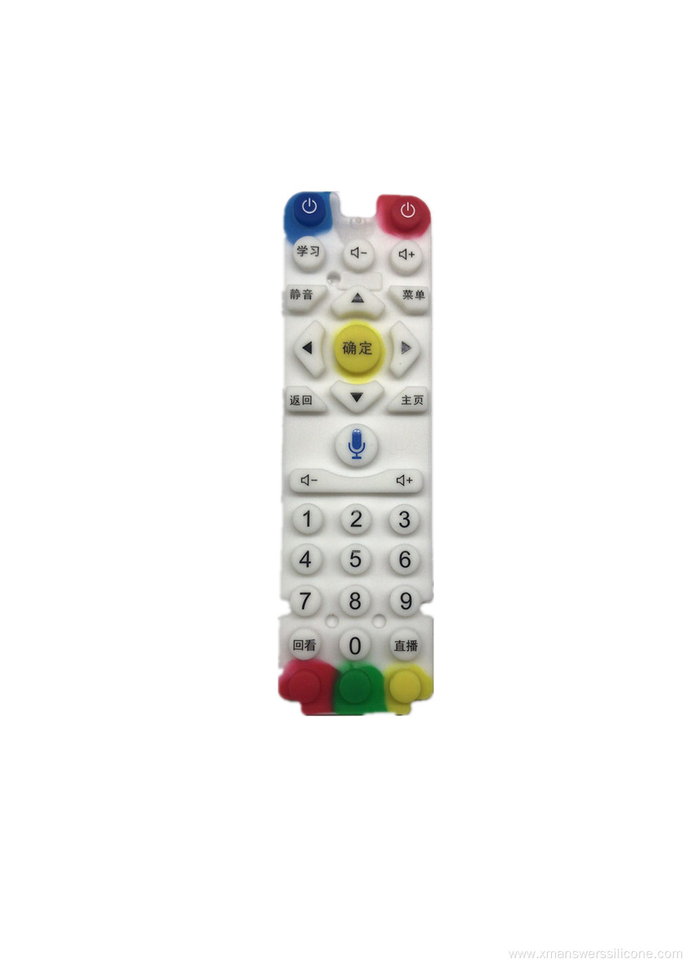 Custom OEM Conductive Silicone Rubber Push Keypad