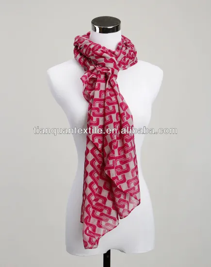 100% polyester grey fabric for scarf