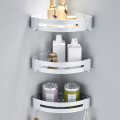 Bathroom shelf toilet toilet vanity triangle towel storage wall-free punching wall hanging bathroom