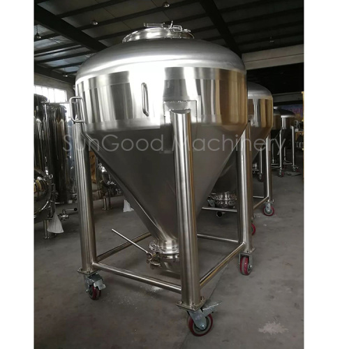 Tri clamp type stainless steel conical hopper