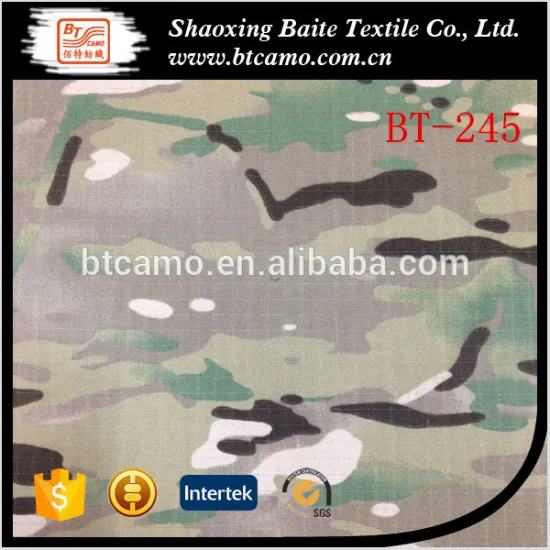 CVC 50/50 Military Muliticam Camouflage Fabric