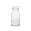 250 ml Bouteille en verre réactif à bouche large claire