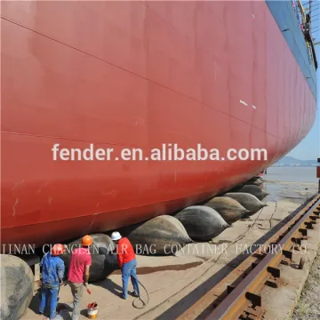 Good quality marine rubber ship launching airbag