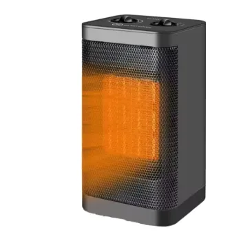 1500W PTC Ceramic Heater with Adjustable Thermostat, Free-Standing & Portable for Living Room Ventilation - Includes Tip-Over Protection
