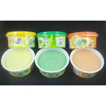 Dishwashing paste cake for household clean