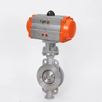 DN250 Pneumatic Hard Seal Butterfly Valve