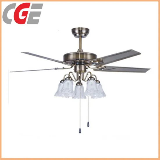 Industrial Ceiling Fan Light Ce RoHS 48/52 Inch AC85-265V Motor Ceiling Fan Light with Bulb Decorative Ceiling Fan Light LED Fan Light