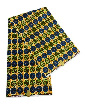 100% polyester bolock african wax printed fabric