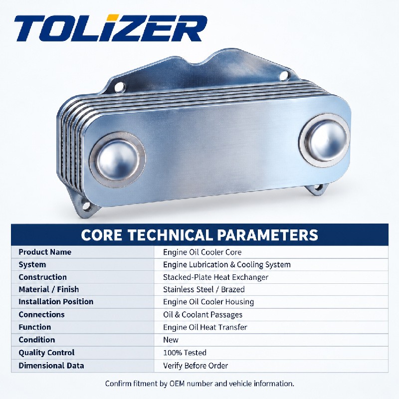 Oil-radiator-core